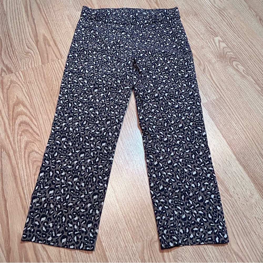 Rafaella cheetah dressy capris 6